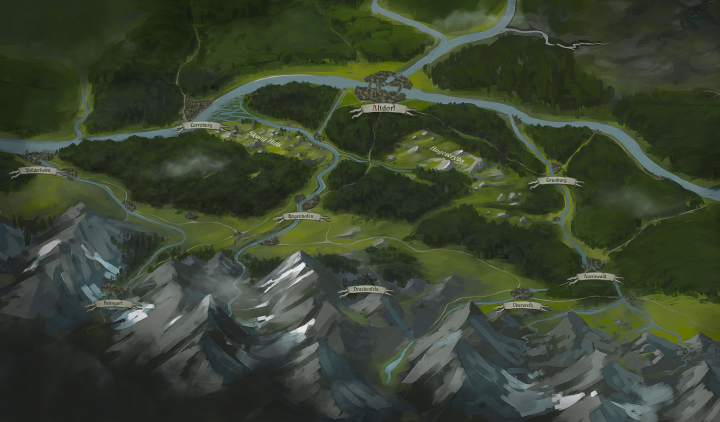 Карта Рейкланда