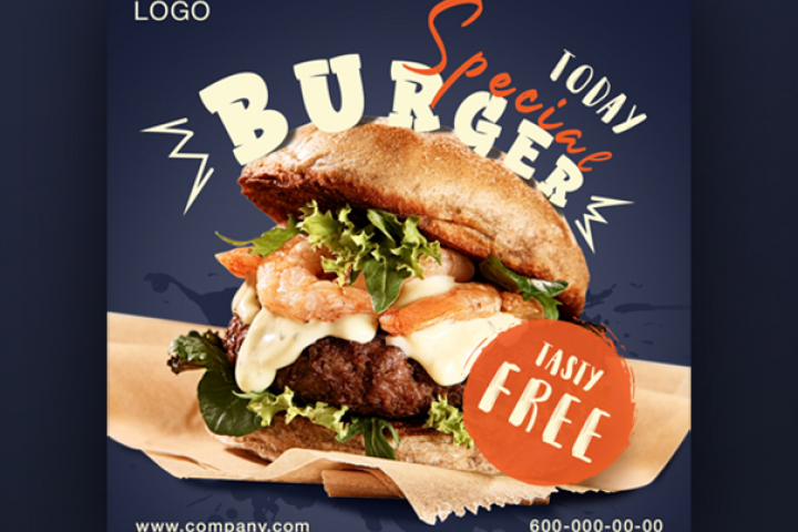 Баннер для рекламы продуктов питания