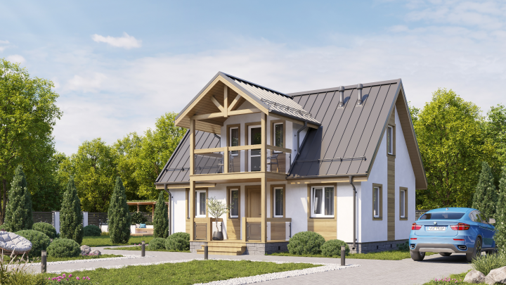 Визуализация жилого дома 01