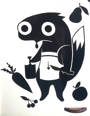 Наклейка на шкаф