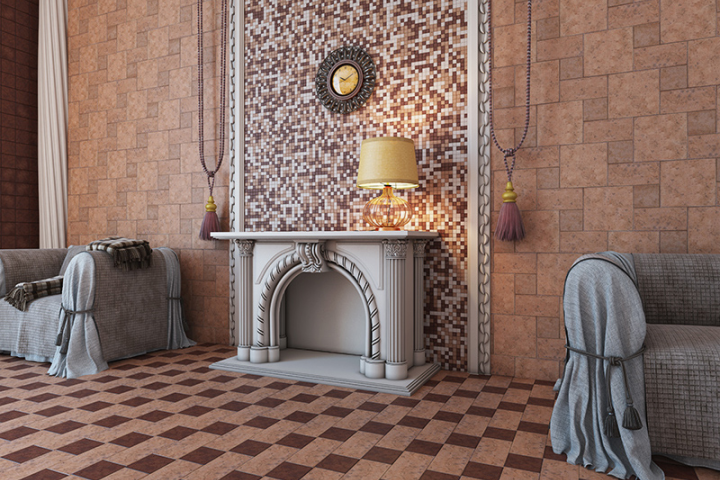 Плитка в интерьере 5