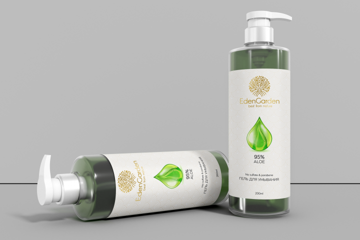 Дизайн этикетки для геля