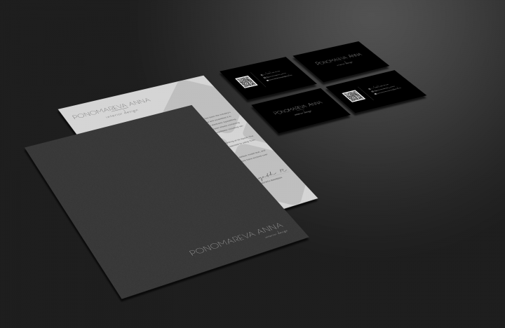 Фирменный стиль для дизайнера интерьера