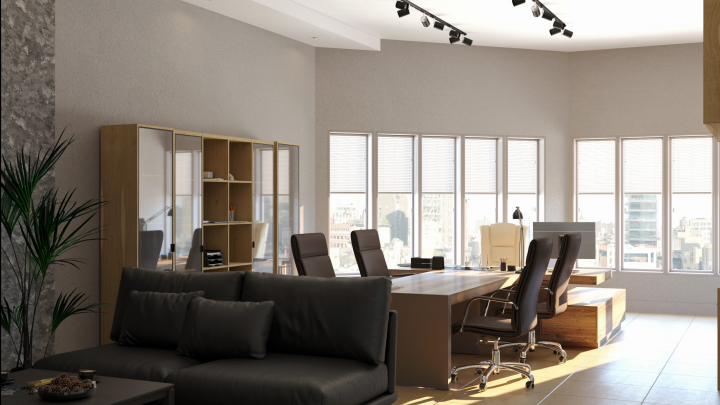 Интерьер кабинета офис-менеджера