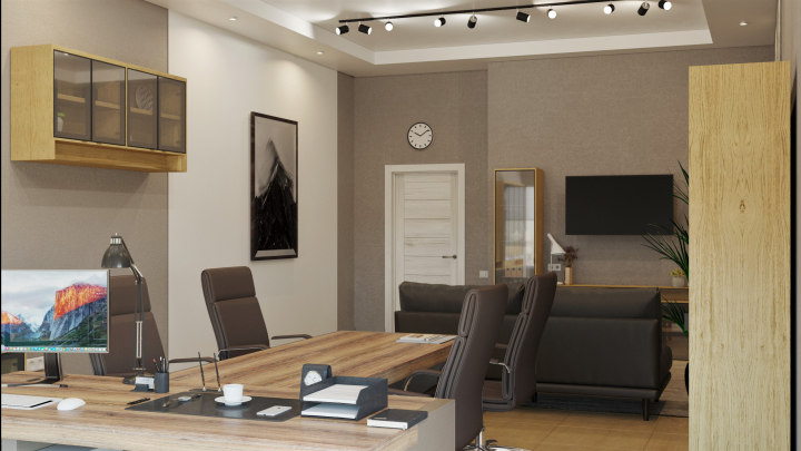 Интерьер кабинета офис-менеджера