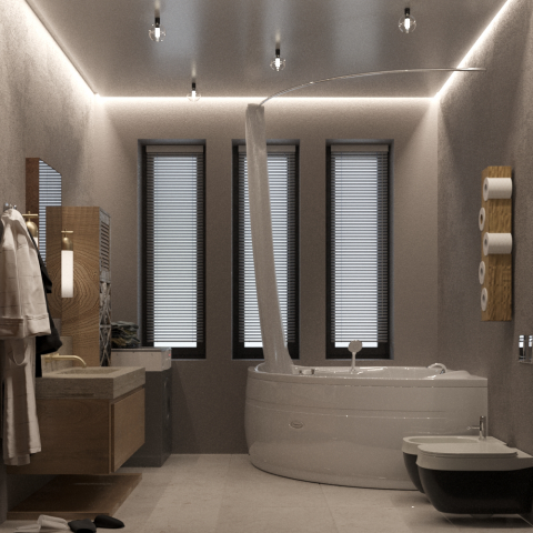 Интерьер ванной