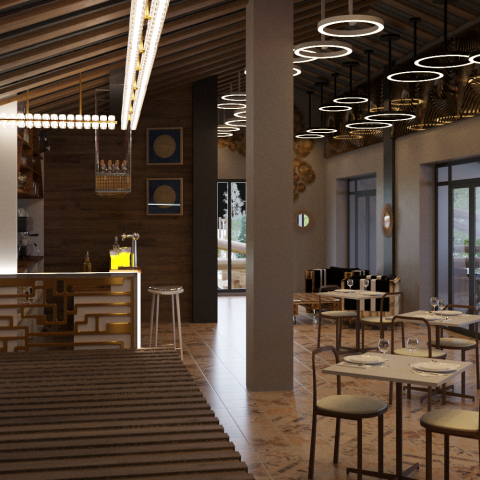 Интерьер ресторана