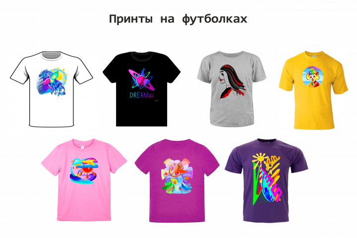 Рисование иллюстраций в печать на текстиль