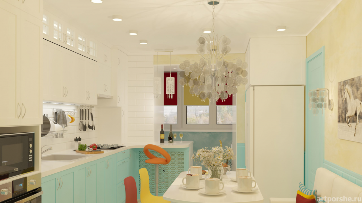 Дизайн интерьера кухни