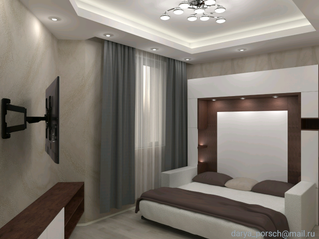 Визуализация интерьера гостевой комнаты