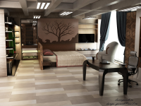 3d визуализация салона для мебельной компании