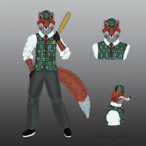 Персонаж лис-бунтарь