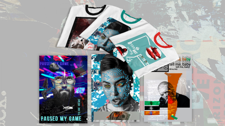 Принты для футболок