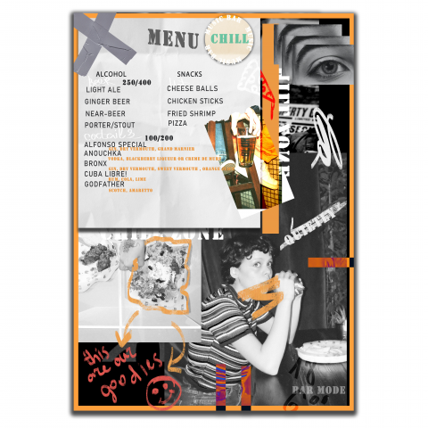 Menu for Bar