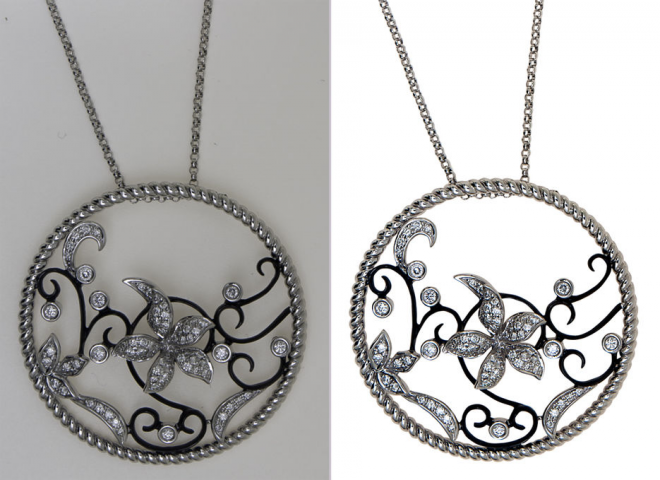 Обтравка колье