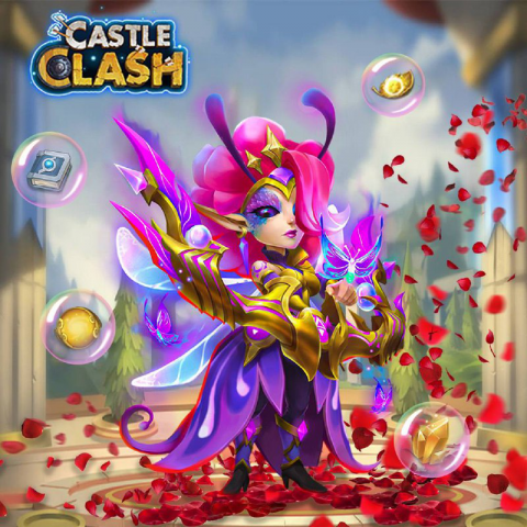 Работа для оф. группы вк мобильной игры Castle Clash