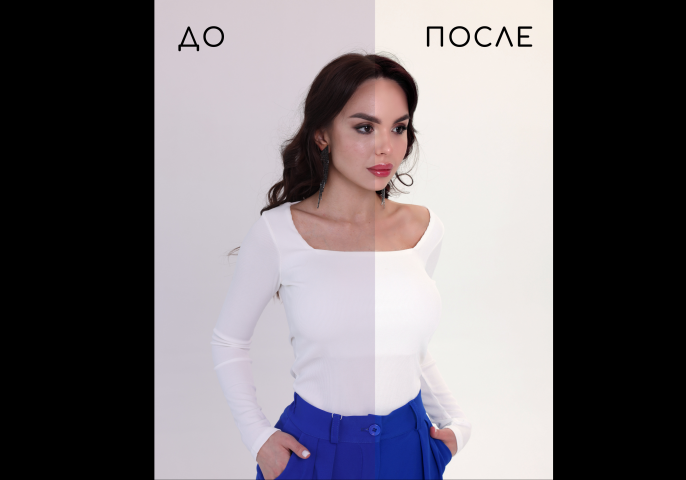 Цветокорекция + ретушь