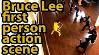 рекламный ролик (боевой шуточный клип) приложения Bruce Lee JKD