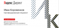 Сертификат специалиста ЯД.