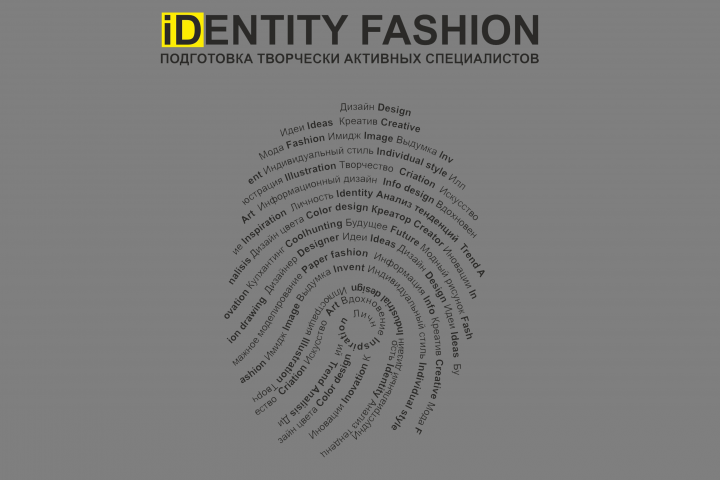 Фирменный стиль для творческой мастерской Identity fashion