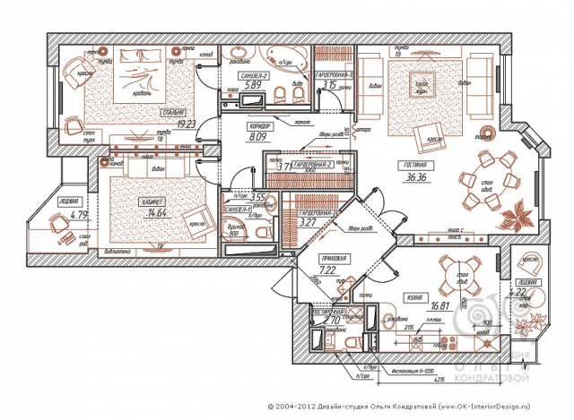 Чертеж дома