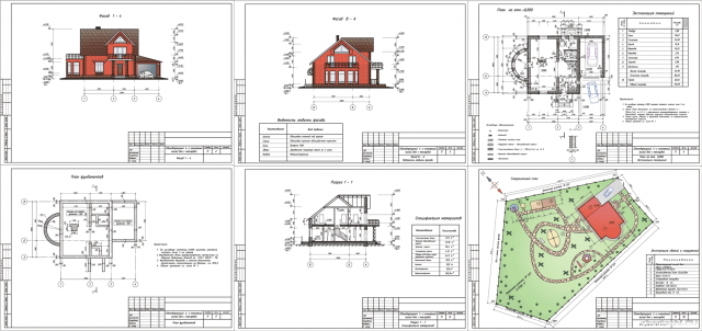 Чертеж дома