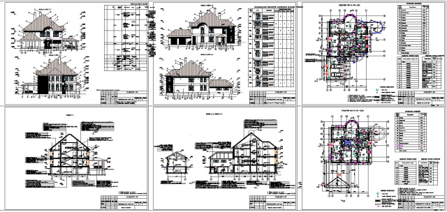 Чертеж дома