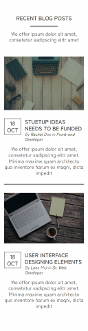 Web1 - posts block