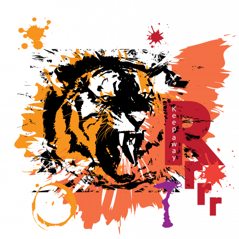 Принт на майку. Тигр