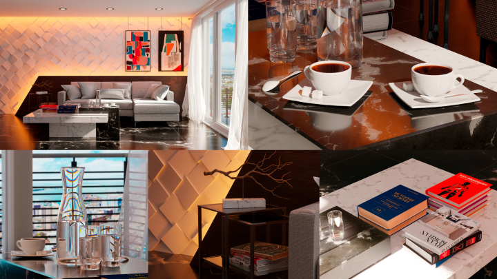 Interior visualization & 3d modeling