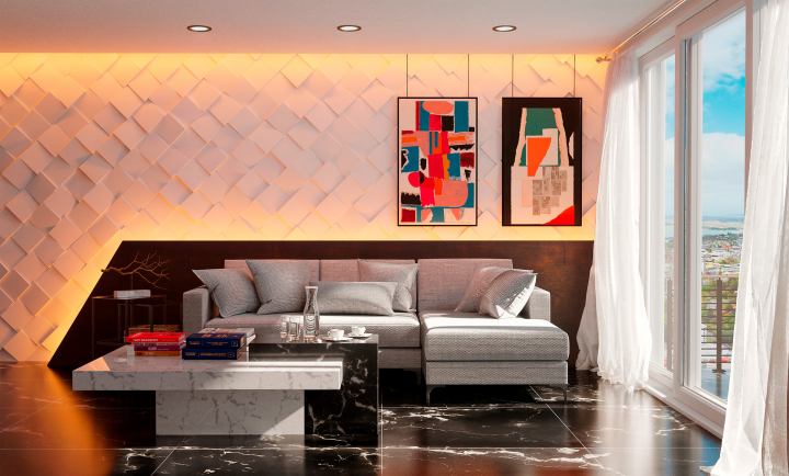 Interior visualization & 3d modeling