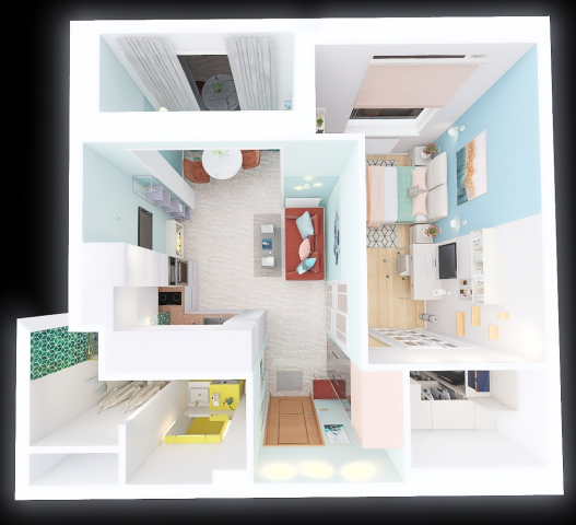 3D план квартиры