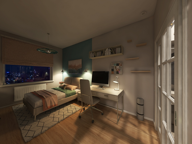 3D визуализация интерьера квартиры