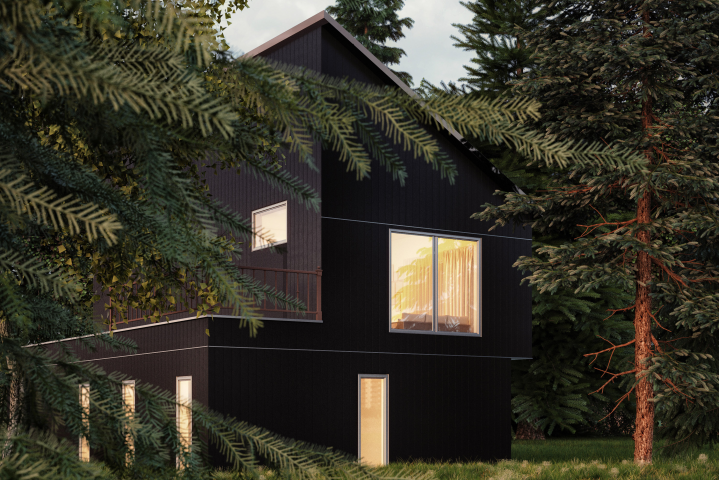 Экстерьер коттеджа