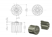 Деталь револьвера 3d в AutoCAD