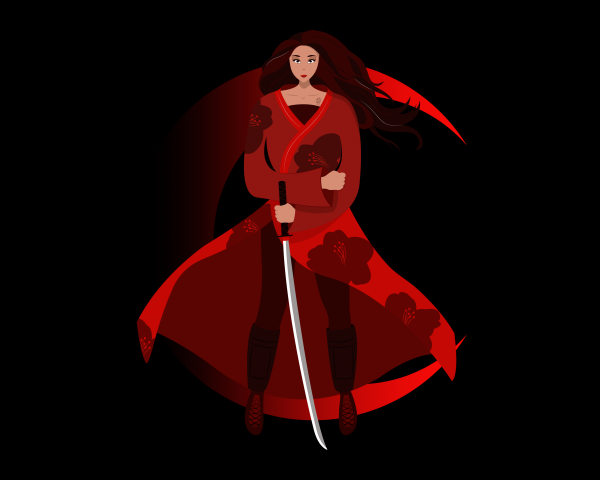 Девушка-самурай