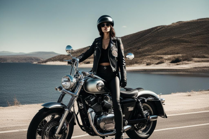 Мотоциклистка