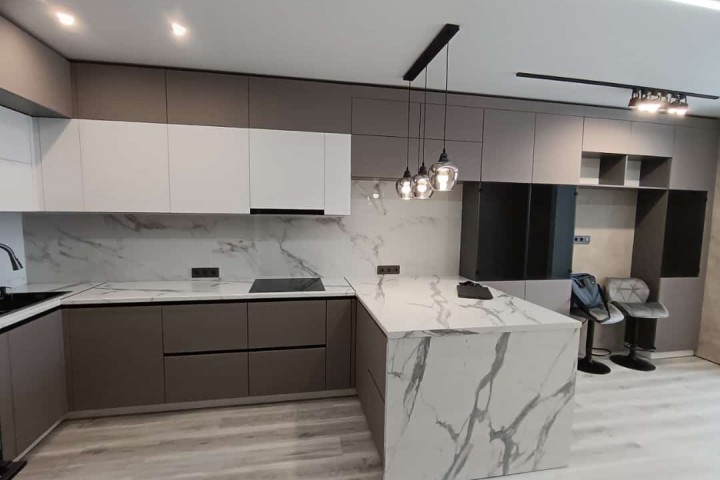 Дизайн кухни - гостиной