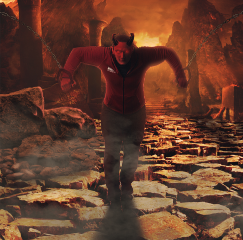 Фото манипуляция Дьявол