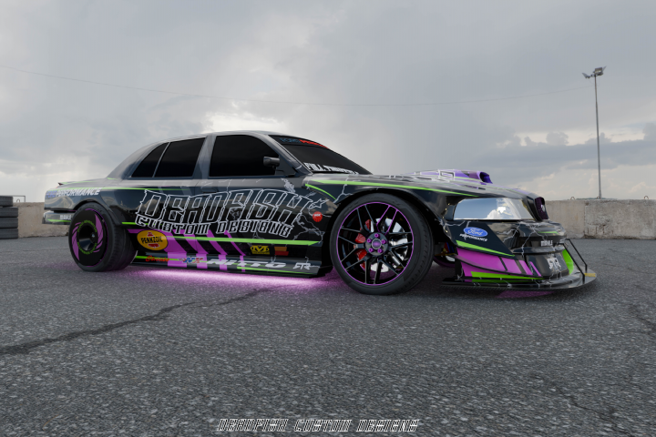 2005 Ford Crown Victoria "THE MAD CROWN" Drift Car Concept.