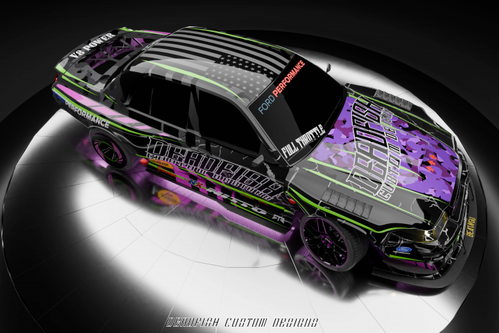 2005 Ford Crown Victoria "THE MAD CROWN" Drift Car Concept.