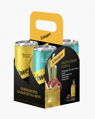 Дизайн co-pack Schweppes