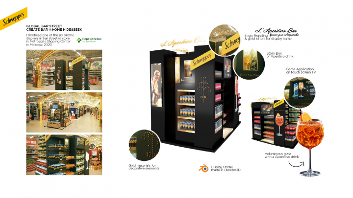 Schweppes Street Bar в Метрополисе / 2021