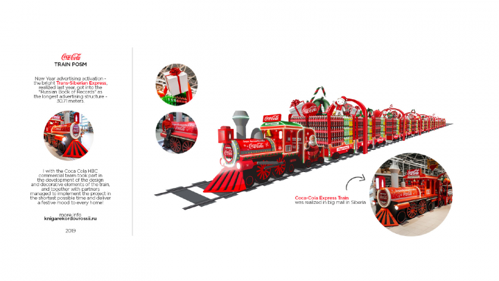 3D-модель POSM поезда Coca Cola / 2019