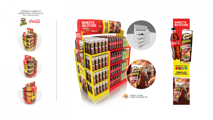 Promo - паллета Pringles & Coca Cola