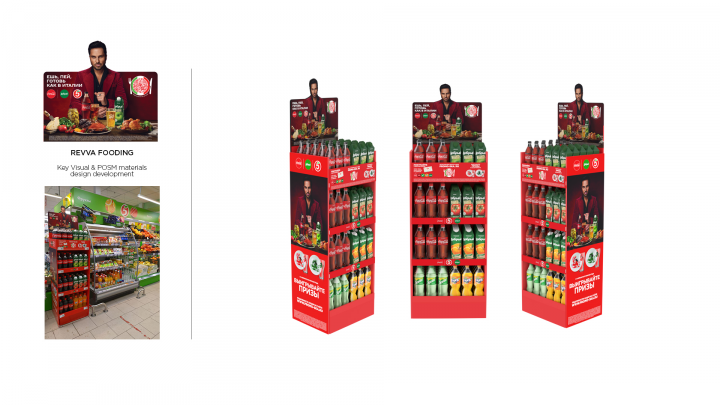 Дизайн стойки продуктов Coca Cola Fooding с Александром Ревой