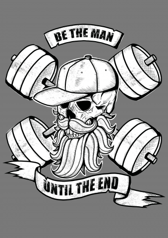 Принт на футболку. Тематика: бодибилдинг, фитнес, пауэрлифтинг