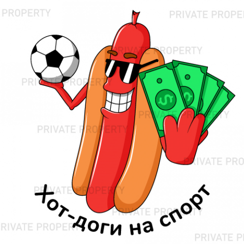 Логотип для телеграм-канала на тему ставок на спорт