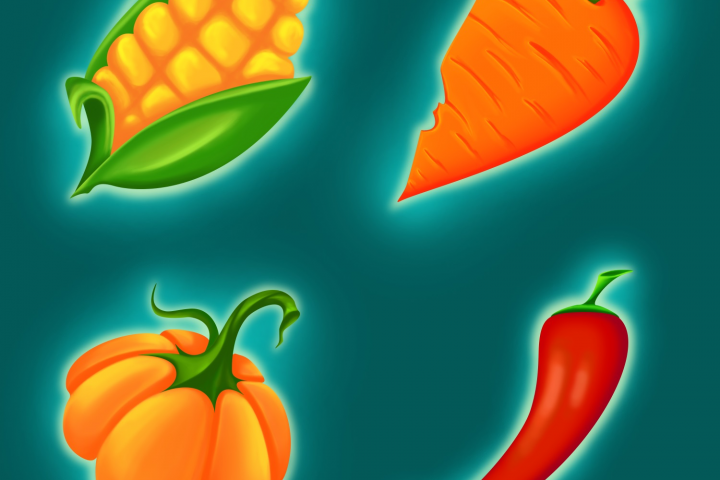 Овощи иконки для фермы