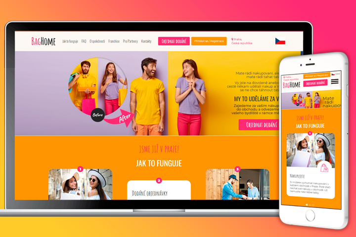 Сайт BAGHOME на PrestaShop